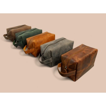 Hakiki Deri Organizer Çanta – Kişisel Bakım, Atölye, Hobi ve Seyahat Düzenleyici