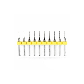 10 Parça 0.7 Mm Dremel Karbür Delme Mikro Matkap Ucu