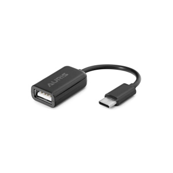 Usb Kablo Otg 3.1 Type-C Erkek 3.0 Dişi 20 Cm Çevirici Dönüüştürücü Siyah
