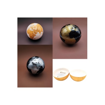 Masa Üstü 360 Derece Dönen Dünya Küresi