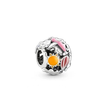 925 Ayar Gümüş Gökkuşağı, Gökyüzü Ve Seyahat Bileklik Uyumlu Charm