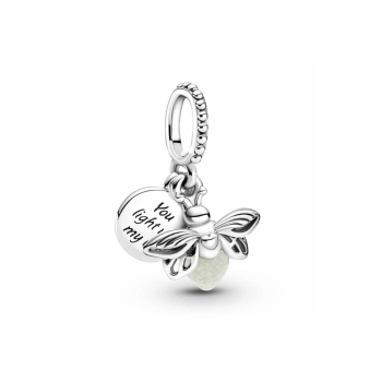 Bileklik ve Kolye Uyumlu Karanlıkta Parlayan Ateşböceği Fosforlu Sallantılı Charm