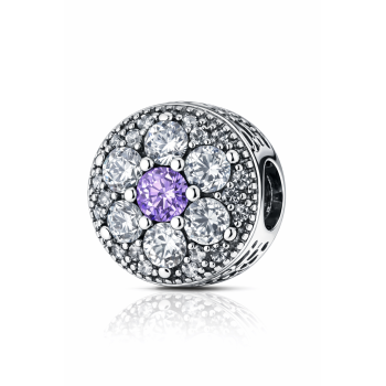 Bileklik Uyumlu Beni Unutma Charm Gümüş Kaplama Çiçek Figürlü Bileklik Ucu