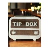Nostaljik Hoparlör Radyo Görünümlü Ahşap Kumbara Tipbox Tip Box