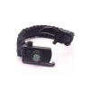 Paracord Survival Ateş Başlatıcı Magnezyum Çubuğu Bıçak Pusula Ikaz Düdüklü Bileklik