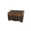 Dekoratif 3 Çekmeceli Takı Bijuteri Mücevher Kutusu Organizer Düzenleyici Ahşap 14 X 20 X 11 Cm