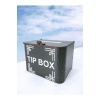Dekoratif Siyah Ahşap Tip Box Kutu Bahşiş Kutusu Kumbara Tipboxs