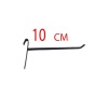 10 Adet, 10 Cm, Siyah Boyalı Tel Pano Kancası, Raf Kancası, Pano Teli, Raf Teli, Askılık Teli
