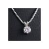 925 Ayar Gümüş Kristal Taşlı Zincirli Kolye | Şık ve Zarif Kadın Kolye Modeli