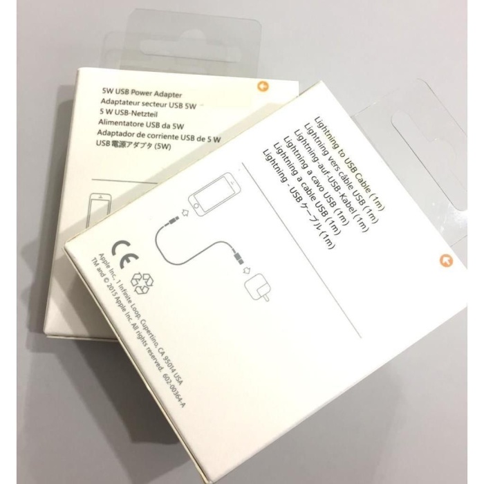 Apple iPhone 5,6,7,8,X Şarj Aleti ve Data Kablosu 1 Metre Lightning