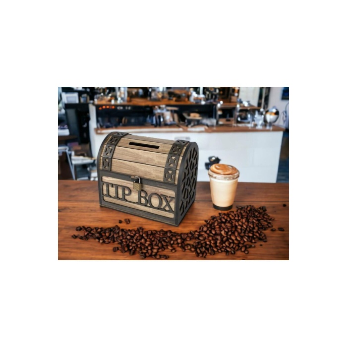 Klitli Tip Box Bahşiş Kutusu Ve Kumbara Sandık Tipi Tipbox