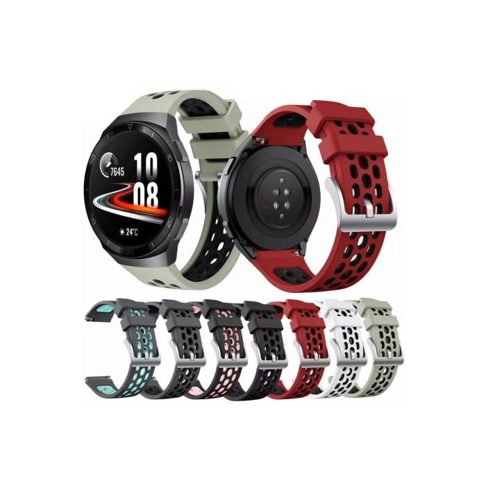 Samsung Gear S3 ve Huawei Watch Gt Gt2 Silikon Kordon Kayış