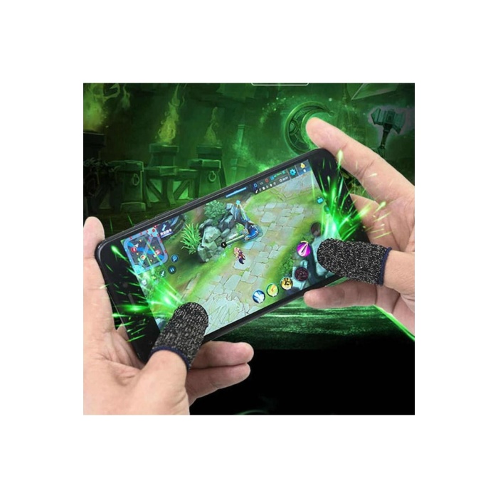 1 Çift PubG Mobile Oyun Yıkanabilir Ter Önleyici Parmak Eldiven