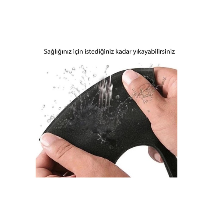 Filtre Nano Teknoloji Siyah Kalın Kumaş Yıkanabilir Yüs Virüs Maskesi