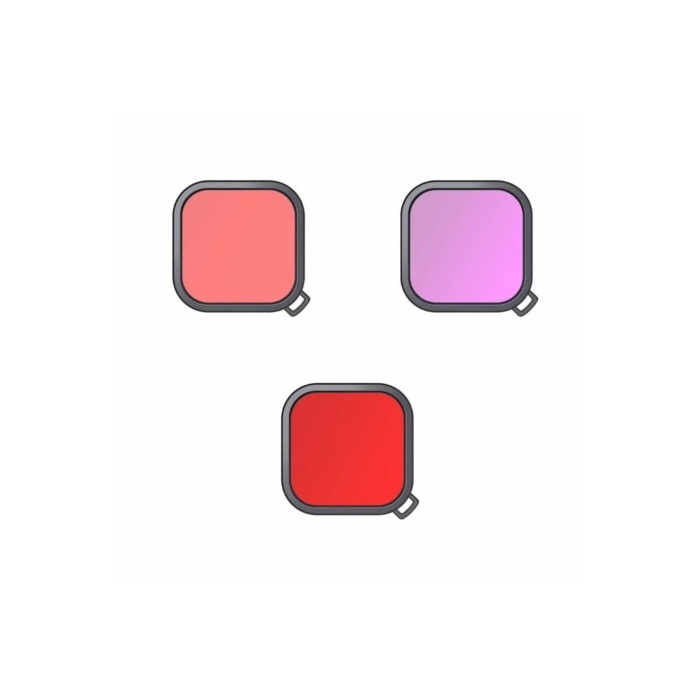 Gopro Hero Su Geçirmez Housing Uyumlu 3lü Lens Filtresi