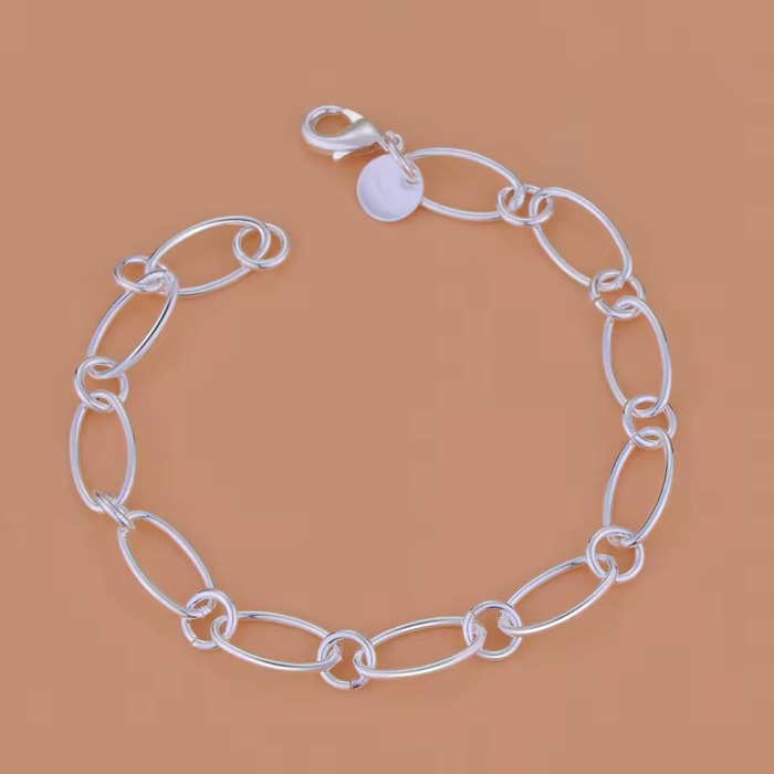 925 Ayar Gümüş Kadın Yunus Figürlü Bileklik – Zarif Hediyelik Takı