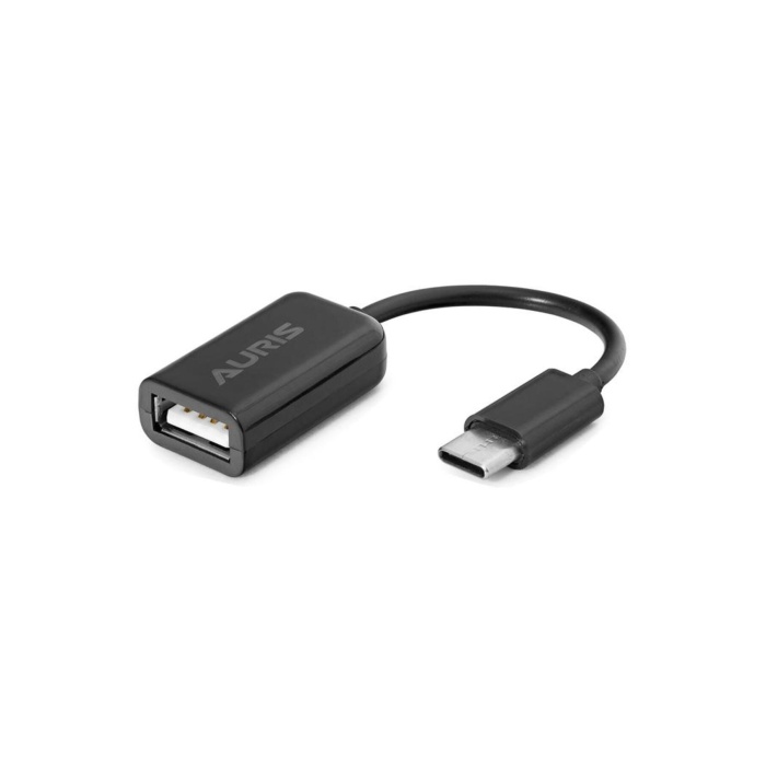 Usb Kablo Otg 3.1 Type-C Erkek 3.0 Dişi 20 Cm Çevirici Dönüüştürücü Siyah