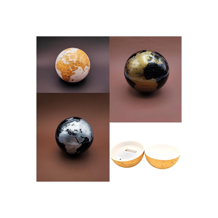 Masa Üstü 360 Derece Dönen Dünya Küresi