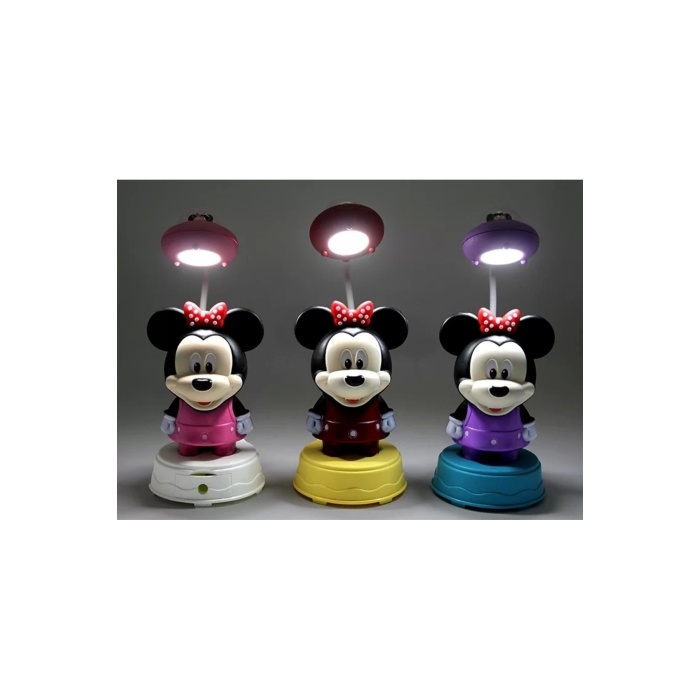 Mickey Mouse Masa Üstü Lamba Şarjlı Usb Alk2716