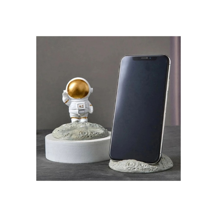 Astronot Telefon Tutucu Modelleri, Cep Telefonu Standı, Masa Dekarasyonu Akrobat Yeşil Belirtilmemiş