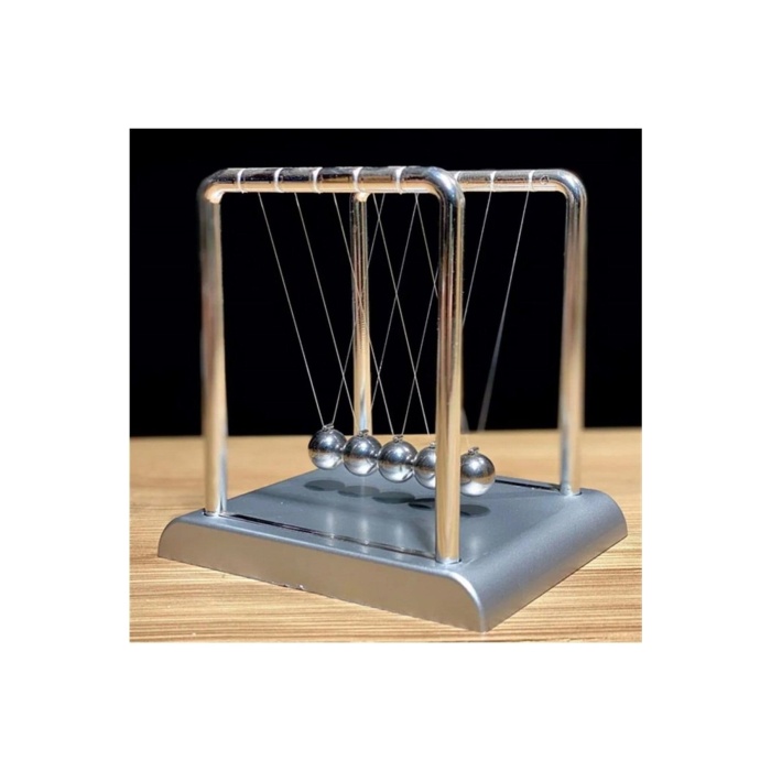 Newton Denge Topu Büyük Boy Gümüş