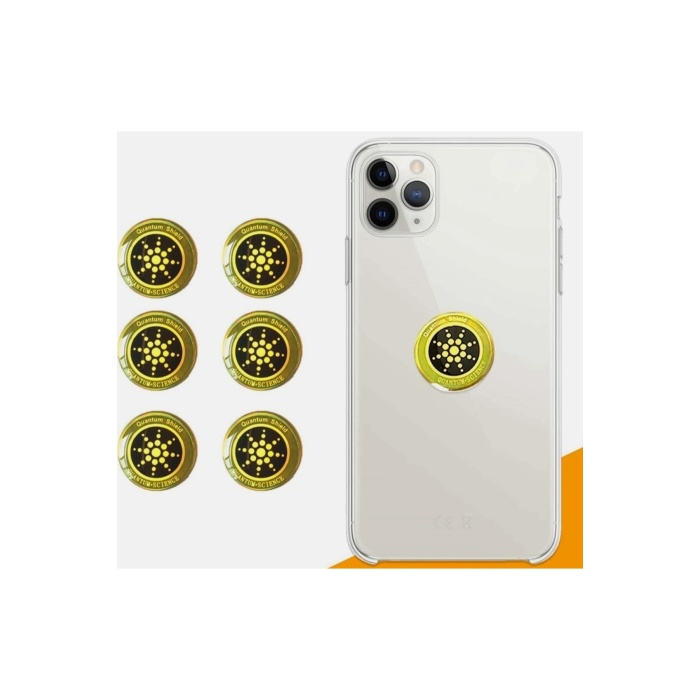 6 Adet Telefon Radyasyon Önleyici Etiket Emf Koruyucu Sticker Seti