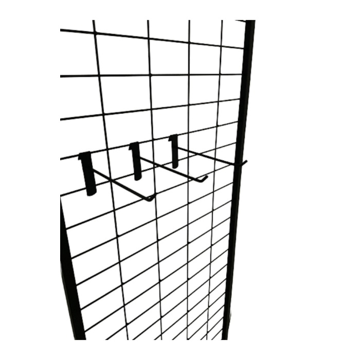 10 Adet, 10 Cm, Siyah Boyalı Tel Pano Kancası, Raf Kancası, Pano Teli, Raf Teli, Askılık Teli