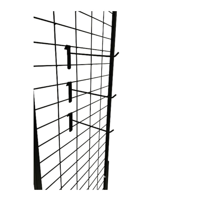 10 Adet, 10 Cm, Siyah Boyalı Tel Pano Kancası, Raf Kancası, Pano Teli, Raf Teli, Askılık Teli