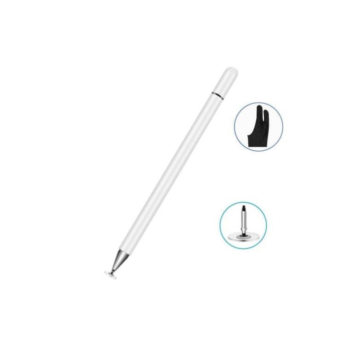 Universal iPad Stylus Dokunmatik Tablet Kalem - Eldiven - Yedek Uç