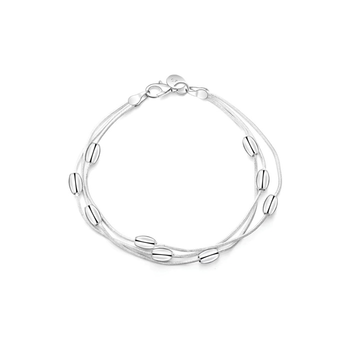 925 Ayar Gümüş Yeni Model Bileklik Sevgiliye Hediye