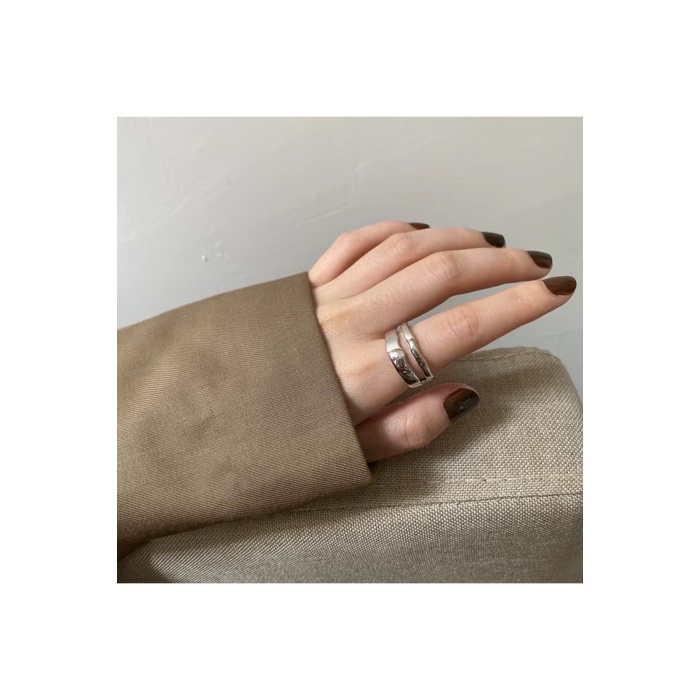 925 Ayar Gümüş Boyutlanabilir Kadın Yüzük