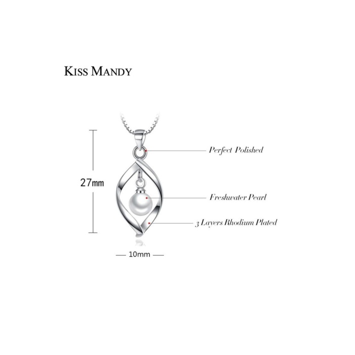925 Ayar Inci Taşlı Gümüş Kolye Sevgiliye Hediyelik
