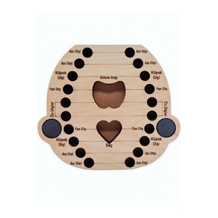 Kız Bebek Süt Dişleri Göbek Bağı Ve Saç Saklama Anı Albüm Kutusu Bebek Hediyesi