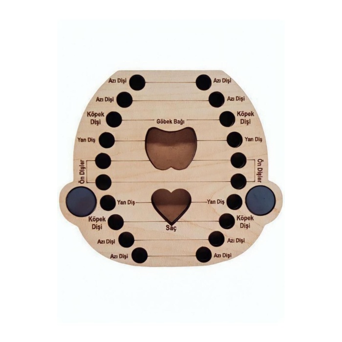 Erkek Bebek Süt Dişleri Göbek Bağı Ve Saç Saklama Anı Albüm Kutusu Bebek Hediyesi