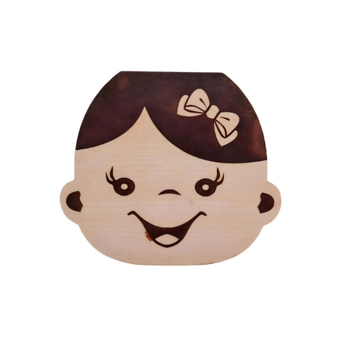 Kız Bebek Süt Dişleri Göbek Bağı Ve Saç Saklama Anı Albüm Kutusu Bebek Hediyesi