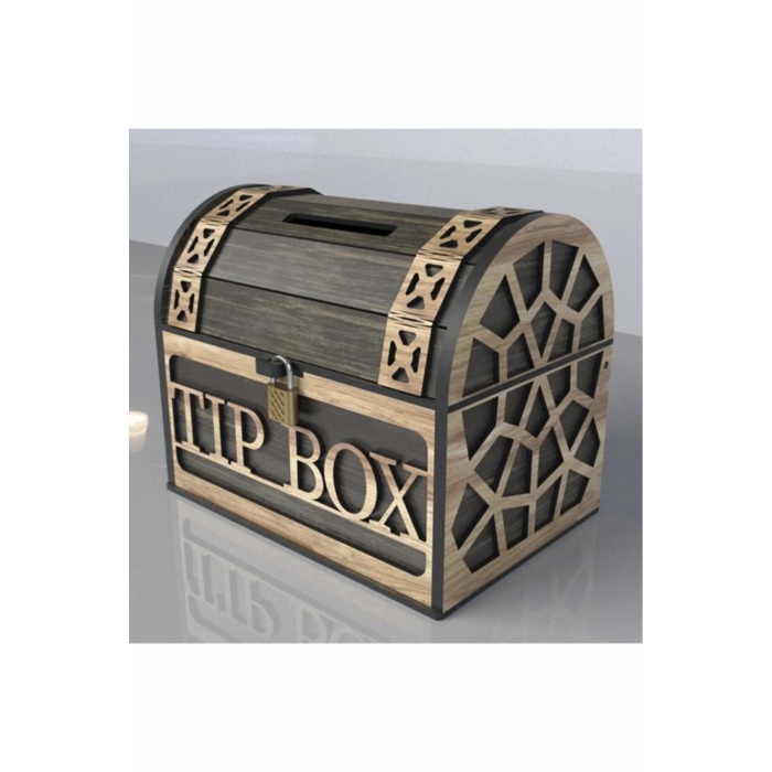 Klitli Tip Box Bahşiş Kutusu Ve Kumbara Sandık Tipi Tipbox