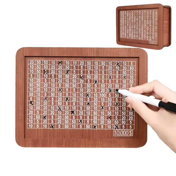 Ahşap Hedef 10.000 TL Kumbarası