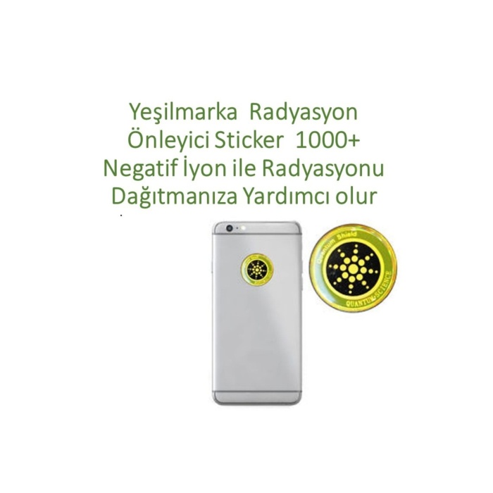 Radyasyon Önleyici Etiket Sticker Laptop Telefon Modem Uyumlu
