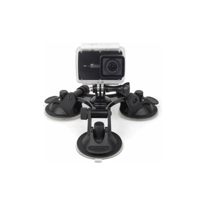 Gopro Hero Aksiyon Kamerası Vantuzlu 3lü Bağlantı Aracı Aparatı