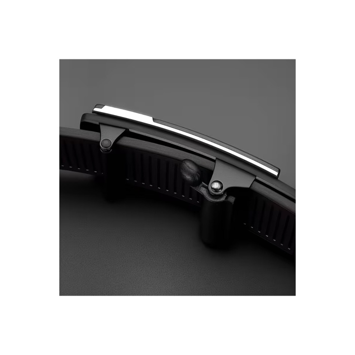 Premium Raylı Paslanmaz Çelik Toka Hakiki Deri Otomatik Erkek Kemer Lüks Hediyelik