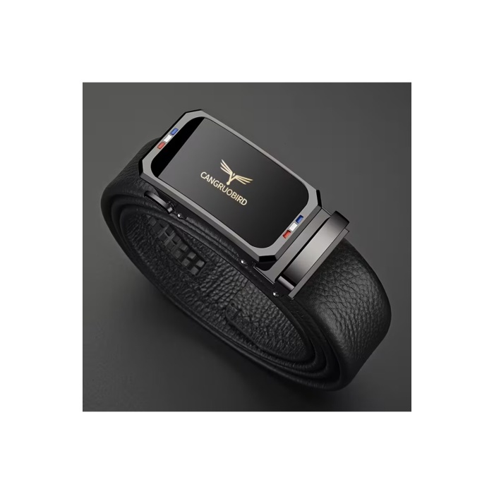 Premium Raylı Paslanmaz Çelik Toka Hakiki Deri Otomatik Erkek Kemer Lüks Hediyelik