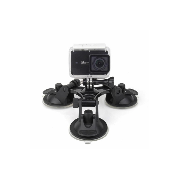 Gopro Hero 13 12 11 9 8 7 6 5 4 3 Aksiyon Kamerası Vantuzlu 3lü Bağlantı Aracı Aparatı