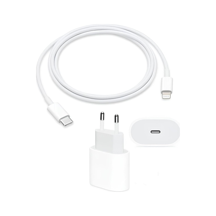 iPhone Tüm Serilerle Uyumlu Hızlı Şarj Aleti Kablo Adaptör Set Iphone 11 / 12 / 13 / Pro / Pro Max