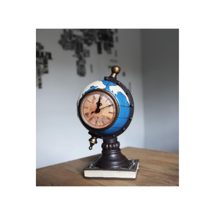 Dünya Küre Dekoratif Biblo