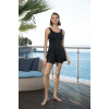 Estiva 22500BT Kadın Askılı Şortlu Tek Renkli Elbise Mayo