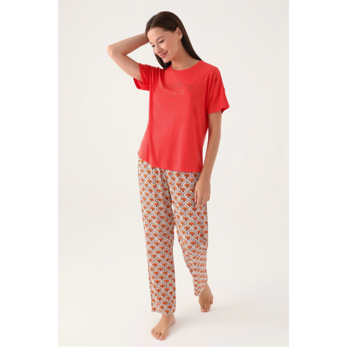 Pierre Cardin PC8822-S Kısa Kol Pijama Takım