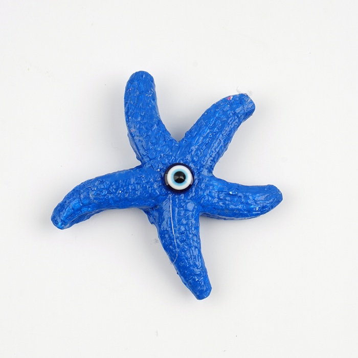 Dekoratif Nazar Boncuklu 6lı Deniz Yıldızı Magnet