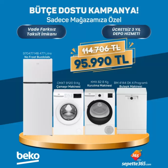 4 lü Beyaz Eşya Seti 6