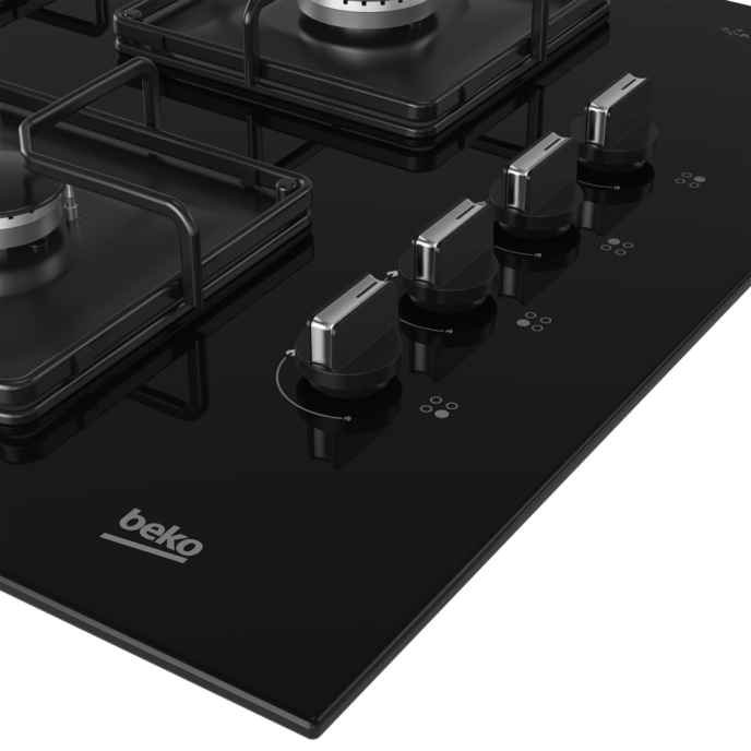 Beko BOCD K 6510 EWS Gazlı Cam Tablalı Ocak