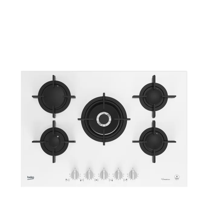 Beko BOCD T 7521 DWKB Gazlı Cam Tablalı Ocak